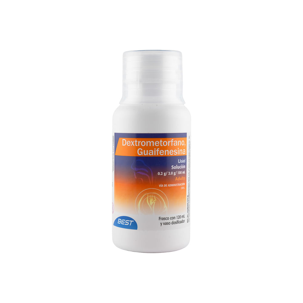 DEXTROMETORFANO / GUAIFENESINA  .2/2 GR ADULTO SOLUCION 120 ML 1 PIEZA